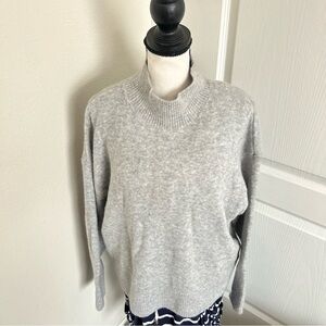 H&M Women's Soft Gray Turtleneck Sweater